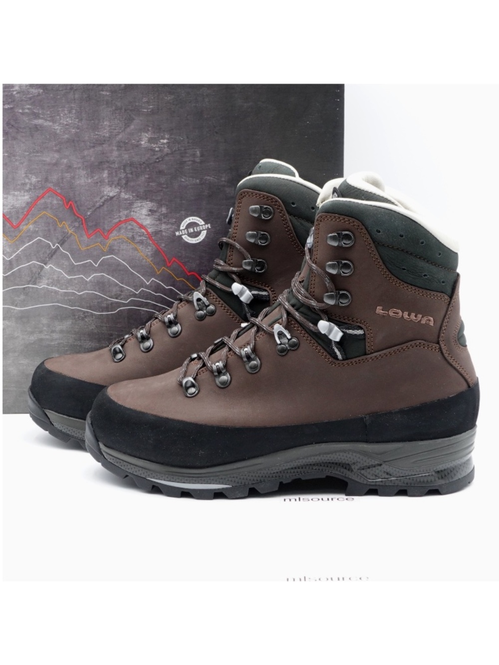 NEW WIDE 2E Men's LOWA Baffin Pro LL II Waterproof Hiking Boots 010424-4037